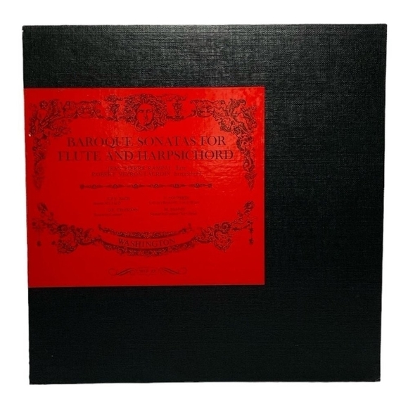 LP Jean - Baroque Sonatas For Flute And Harpsichord Vinyl Record - Picture 1 of 2